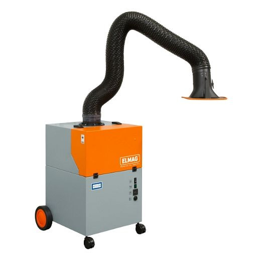 ELMAG Absauganlage, fahrbar, Smart-Master, H13 AT-Edition, Absaugarm Ø 150mm/3m in Schlauchausführung, 58651