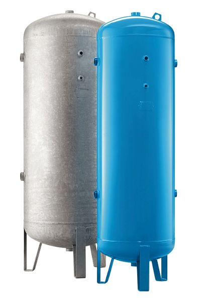 ELMAG Druckluftkessel stehend, 11 bar, Type EURO S 500 CE - verzinkt, inklusive Manometer und Sicherheitsventil, 10146