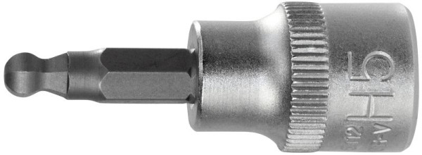 SW-Stahl Schraubendreheinsatz, 3/8", Innensechskant, 5 mm, mit Kugelkopf, 05572L