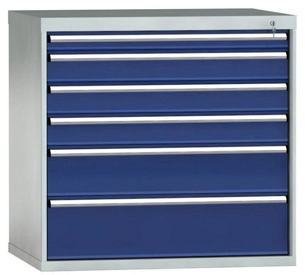 KLW Schubladenschrank 1000 x 1031 x 750 mm H x B x T, Einbaumaß: 900mm, Einteilung: 54x36 Einheiten, VU / 200 kg, SJB1000-06UP-001