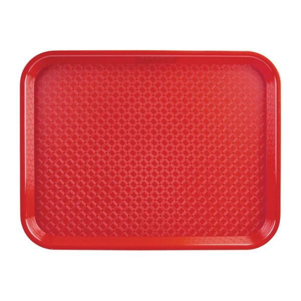 Olympia Kristallon Fast-Food-Tablett rot 34,5 x 26,5cm, DP213