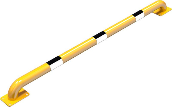 Schake Rammschutz-Bügel Stahlrundrohr Ø 60 mm für Dübel Befestigung, Gesamtlänge: 1500 mm, 477_36BG