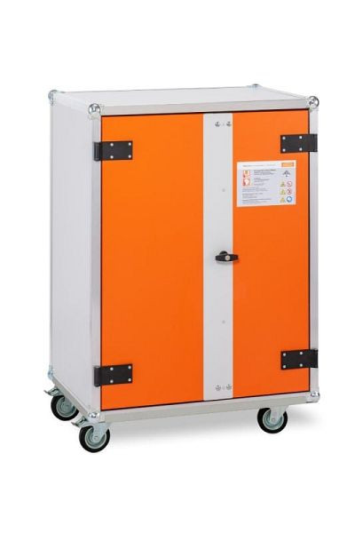 Cemo Akku-Lagerschrank 8/10 mit Rollen - lockEX, Außenmaße (b x t x h): 80 x 66 x 115 cm, 11722