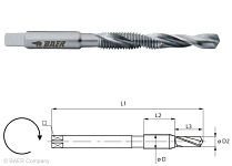 BAER HSSE Kombi-Maschinengewindebohrer M 12 x 1,75, 111001007