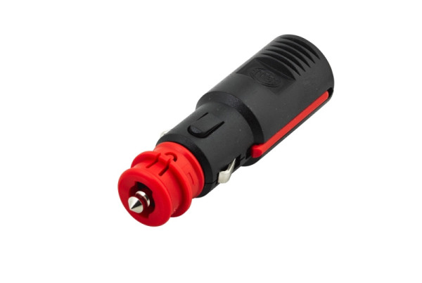 HELLA Stecker, 1-polig, Stecker: Schraubkontakt, Kunststoff, schwarz, 8JA 007 589-001