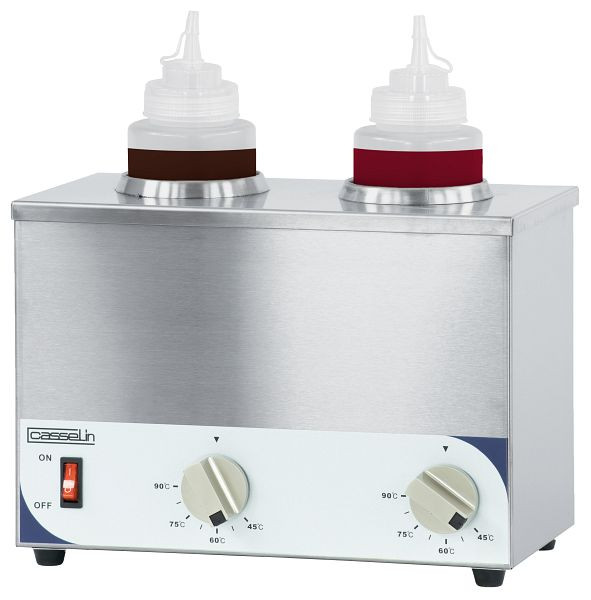 Casselin Saucenwärmer 2-fach, Gehäuse aus Edelstahl, CCS2, 3611630018678