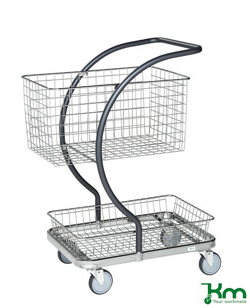 Kongamek C-Line Einkaufswagen, Abstand zwischen den Böden 380 mm, KM96101