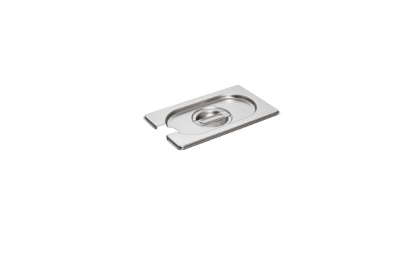 Schneider GN Deckel Edelstahl, mit Löffelaussparung, GN 1/9, 530267, 4028574301879