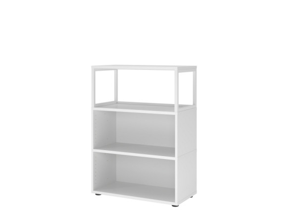 Hammerbacher Regal, 3OH, weiß, 80 x 40 x 109,8cm, VFW38RERG/W