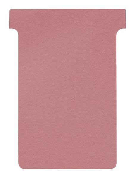 Eichner T-Karten für alle T-Card Systemtafeln - Größe L, Rosa, VE: 100 Stück, 9096-00014