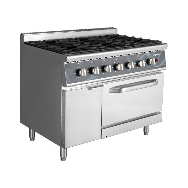 Vaiotec EASYLINE Gasherd 700 - 6 Brenner 43,2 kW - mit Gasbackofen, 11506