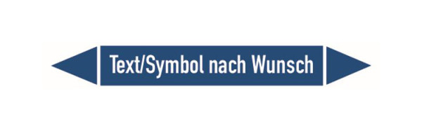Schilder Klar Sauerstoff, Text nach Wunsch, 100x15 mm Folie selbstklebend, 30400/60