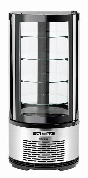 Bartscher Kuchenvitrine 100 l, Material: Edelstahl, Kunststoff, Glas, 700213G, 4015613641423