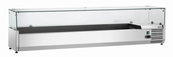 Bartscher Kühlaufsatz GL3-1801, Material: Chromnickelstahl, Glas, 110278, 4015613773520