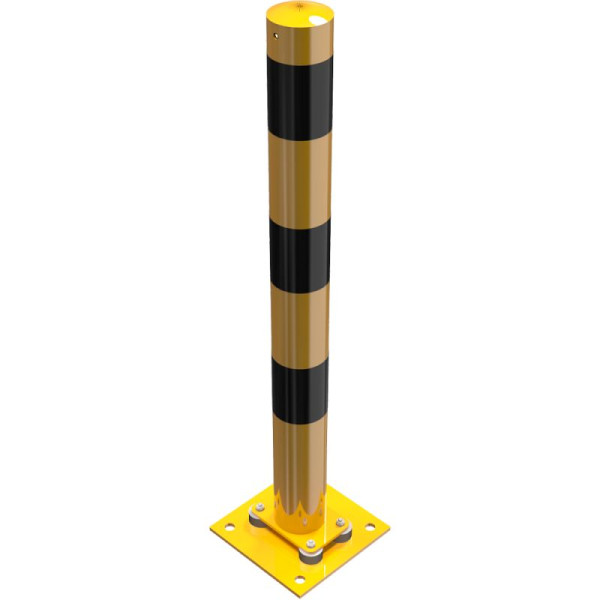 Stein HGS Absperrpfosten -Bollard- Ø 89 mm allseitig neigbar, ohne Ösen, 489npbg