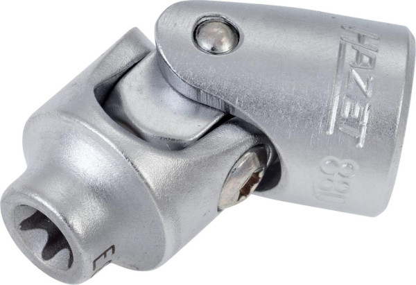 Hazet Steckschlüsseleinsatz TORX®, Vierkant hohl 10 mm (3/8 Zoll), Außen TORX® Profil, E8, mit Gelenk, 880G-E8