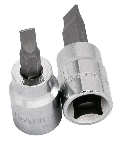 Kraftwerk Bit-Steckschlüssel-Einsatz Schlitz 3/8" 5.5 mm, 202055
