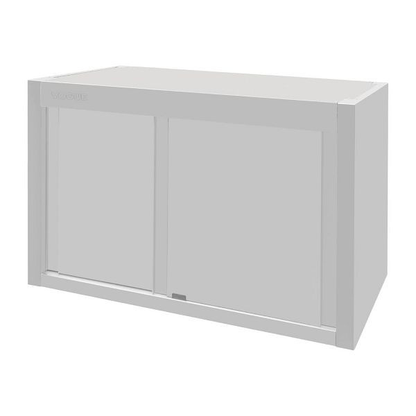 Vogue Hängeschrank Edelstahl 650x1200x400mm, für Pfannen und andere große Utensilien, FU581
