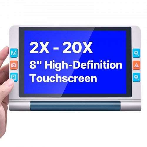 VEVOR digitale Lupe, 8" Touchscreen, 2-20x Zoom, 13-MP-Autofokus, 26 Farbmodi, HDMI-Ausgang, 16 GB Speicher, DZFDJZDSCP8IJ367M001V9