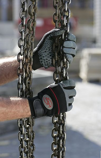 Korsar Mechanikerhandschuh Grip grau in Größe M, 1350766798