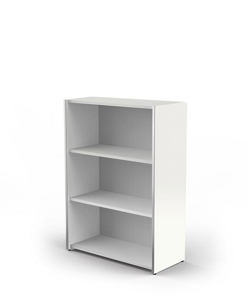 Kerkmann Einzelregal breit, 3 OH, fresh, B 800 x T 380 x H 1100 mm, Weiß, 13445310