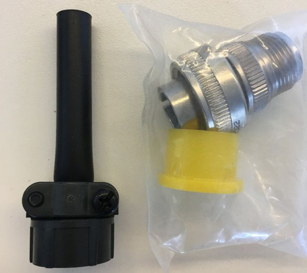 ELMAG Amphenol-Stecker 2-polig komplett für Zwischenschlauchpaket zu DMS, 9504176
