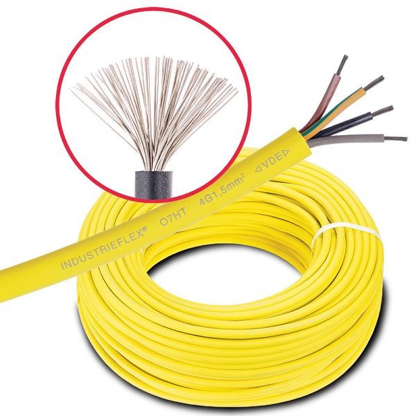 ELSPRO Spezial-Leitung INDUSTRIEFLEX 07HT 5G10,0mm²/500m Trommel, SL07HT 5100T/5