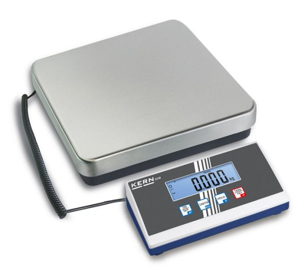 Kern Paketwaage Wägebereich 300 kg, Ablesbarkeit 100 g, Linearität ± 0,2 kg, Einheiten kg,lb, Wägefläche 305×315 mm, EOB 300K100A