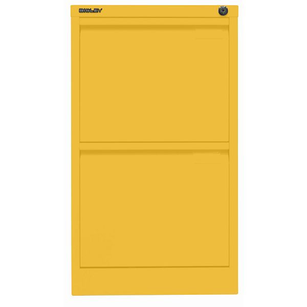 Bisley Hängeregistraturschrank, einbahnig, 2 HR-Schubladen, 642 sunflower, 3623642