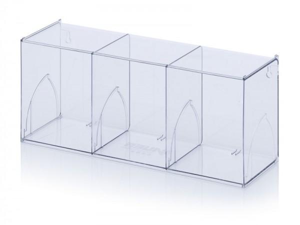 Auer Kippkastenmodule glasklar, LxBxH: 60 x 19,7 x 24 cm, KM 3