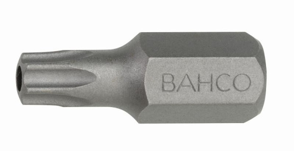 Bahco 10 mm Bits, 30 mm, Torx® mit Sicherungsstift, TR 25, 5er Pack, BE5049T25H