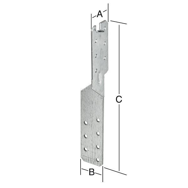 Vormann Universal-Sparrenpfettanker 210 sendzimir verzinkt, VE: 50 Stück, 070959000