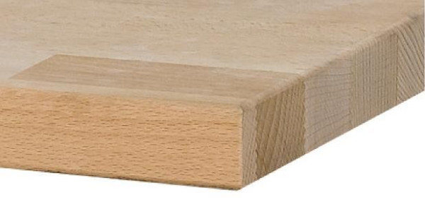 ANKE Werkbänke Plattenkantenschutz; RAL 5010; für Platte 1270x700x40; Plattenkantenschutz mittels Winkeleisen 50/50/3, 3-seitig, 901.731