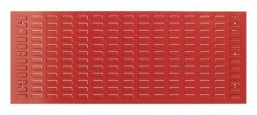 ADB Schlitzplatte, waagerechte Kiemenschlitzung, L1177xB456mm, Farbe rot, RAL 3020, 23064