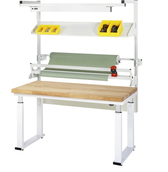 RAU Packtisch Komplettset 02, 08-WB, B1500 x T900, B-Platte, 08-WB-150-090-B-VP02.12
