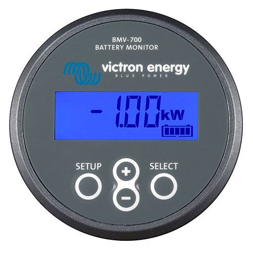 Victron Energy Batterie Monitor BMV-702 Black, inkl. Shunt 500A / 50 mV und Kabel, 321471