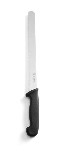 Hendi Brotmesser, LxBxH: 430x25x40 mm, Schwarz, Edelstahl, 843109