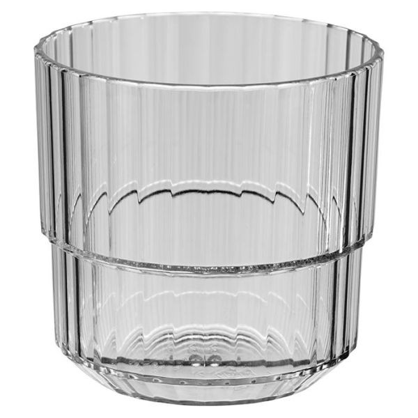 APS Trinkbecher -LINEA-, Ø 8,5 cm, Höhe: 8 cm, Tritan, 220 ml, Farbe: französisch grau, VE: 48 Stück, 10566