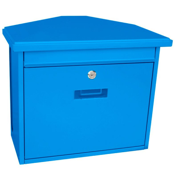 STEIN HGS Wandbriefkasten Zamoran, blau, 83710.0002