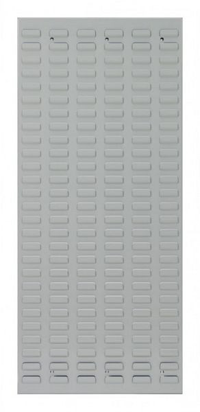 ADB Schlitzplatte, senkrechte Kiemenschlitzung, L 456 x B 987 mm, Farbe grau, RAL 7035, 23027