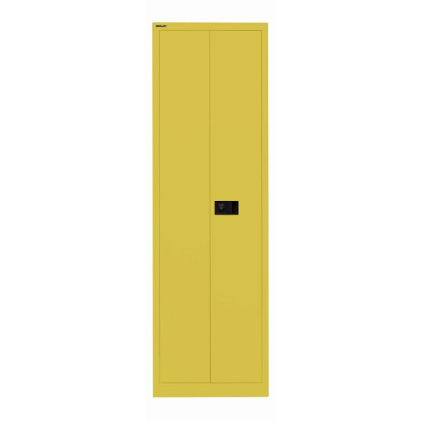 Bisley Flügeltürenschrank UNIVERSAL, 4 Fachböden für 5 Ordnerhöhen, Breite 600 mm, 677 tickleweed, E782A04B6677
