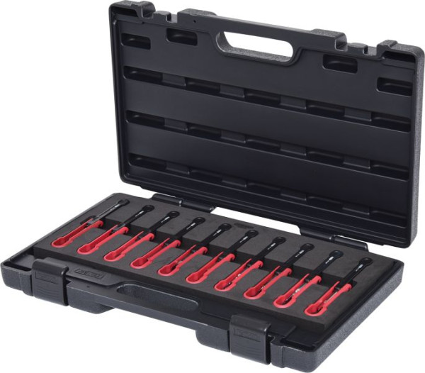 KS Tools Entriegelungswerkzeug-Satz, 10-teilig für Opel / GM Steckkontakte, 154.0155
