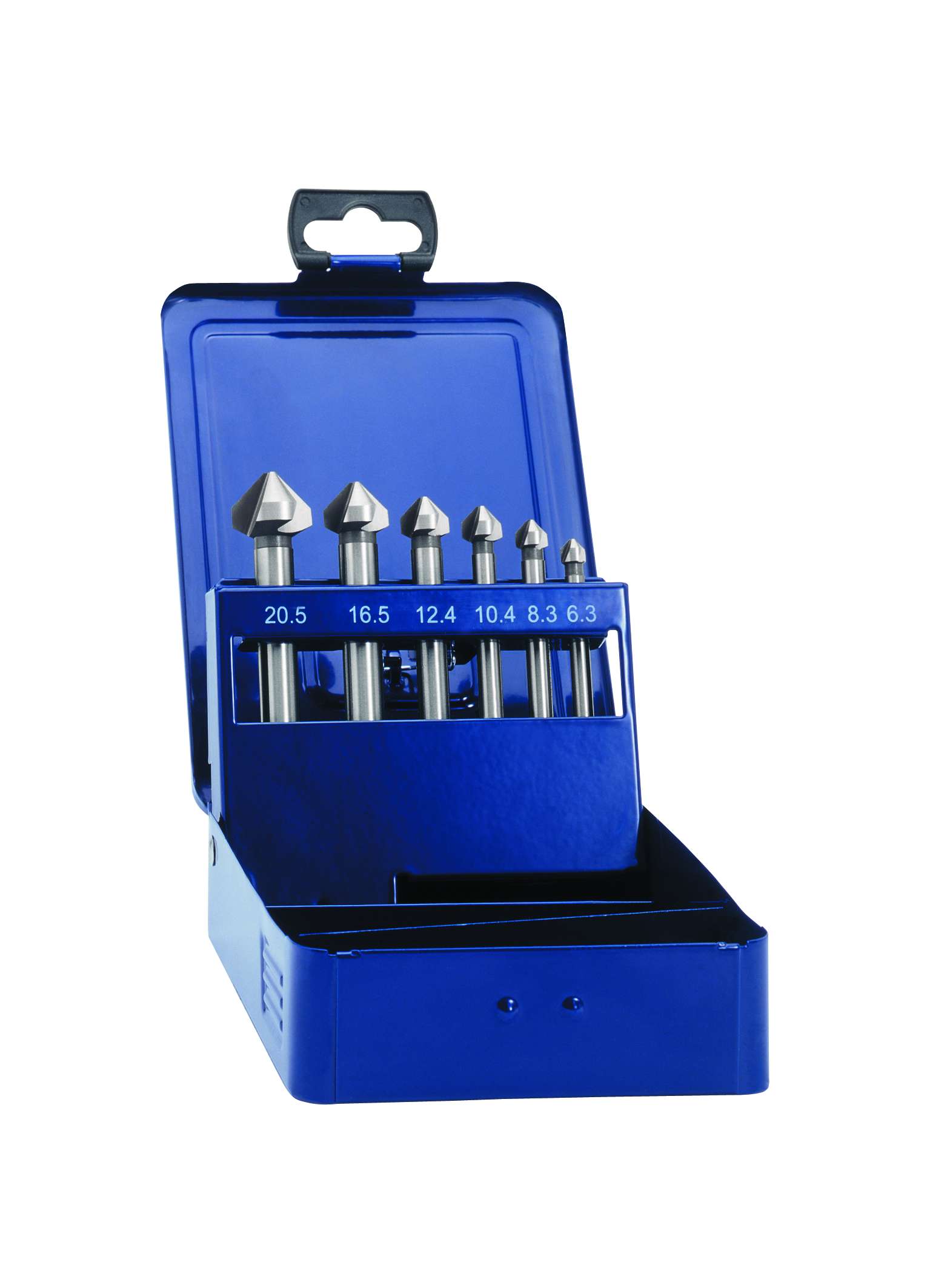 EXACT Kegelsenker - Set, DIN335C 90° WN extra lang Ø6,3-20 ...