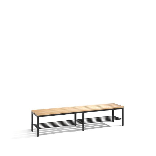 C+P Sitzbank, H420xB1960xT350 mm, Schwarzgrau, 8052-010 S10076