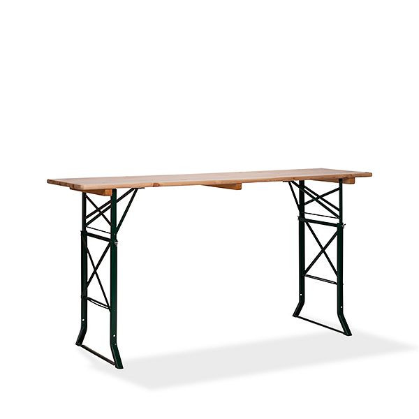 Feros Erhöhung Bierzeltgarnitur 110cm (H), 3mm gefalteter Winkelstahl, Holz, 30000