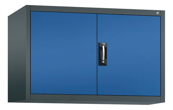 C+P Aufsatzschrank Acurado, H790xB1200xT500mm, Farbe: Anthrazitgrau / Enzianblau, Muldengriff, 9485-009 S10098
