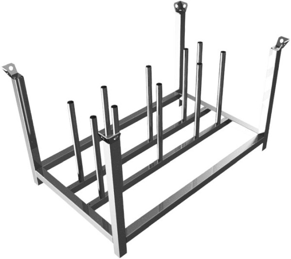 Schake Stapelpalette mit robusten Stapelecken, 50116-5, 4250384755515