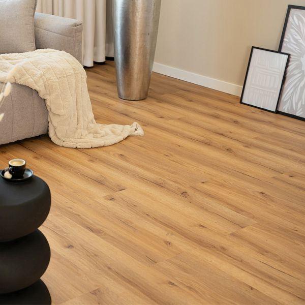 HOME DELUXE Klick-Vinylboden mit Trittschall LOMEA Nussbaum, 2 m², 73211