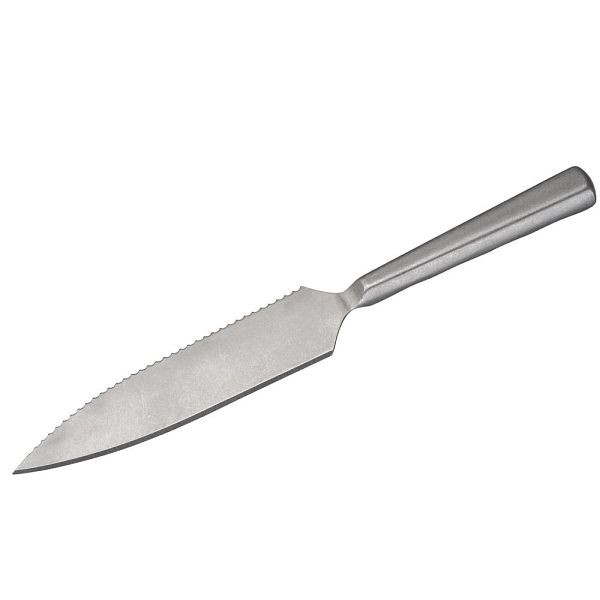 APS Tortenmesser -CLASSIC- 15,5 x 5 cm, Griff: 12 cm, 18/0 Edelstahl, vintage Look mit gezahnter Kante, 75927