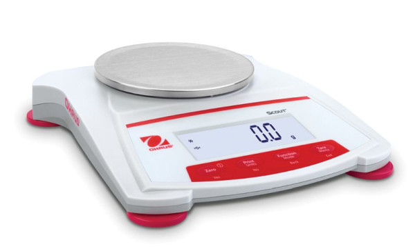 OHAUS Tragbare Waage SKX421 EU, Wägekapazität 420 g, Ablesbarkeit beim Wiegen 0.1 g, 30253076